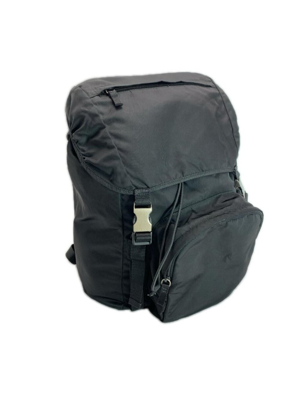 Prada Backpack Black Tessuto Nylon Card Included